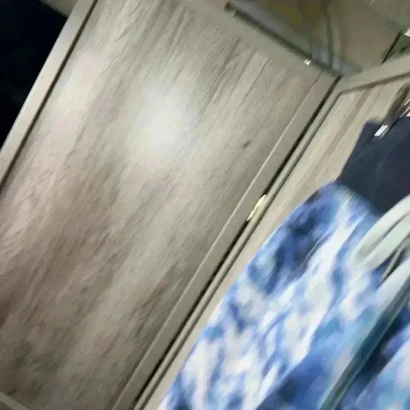 Lululemon Joggers Sz 8 No Sweat Pant Blue Tie Dye - Picture 3 of 10